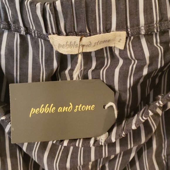 NWT Pebble and Stone Anthropology blouse off shoulder top size small - Picture 9 of 11